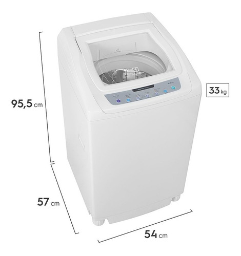 Imagen 5 de 10 de Lavarropas Electrolux Digitalwash 6.5 Kilos Blanco Outlet