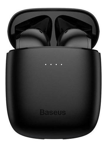 Imagen 1 de 4 de Audífonos in-ear inalámbricos Baseus W04 Pro black