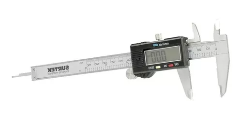 Calibrador pie de rey digital 0-6pantalla metálica Surtek 122204 | Urrea  store