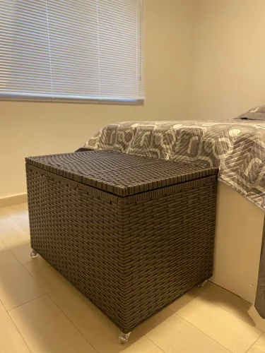 BaúCestoOrganizadorFibraSintéticaGrande560Litros