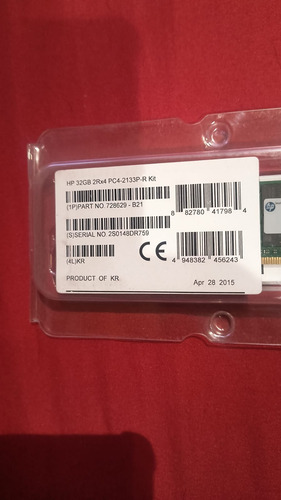 Ram Server Hp 32gb P-r Kit