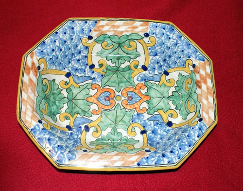 Platón Rectangular De Talavera Original.