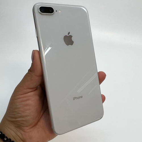 Imagen 9 de 10 de Apple iPhone 8 Plus 64gb Silver Cargador Cable Funda Glass