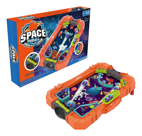 Jogo Space Pinball Personalizável Multikids - Br2014