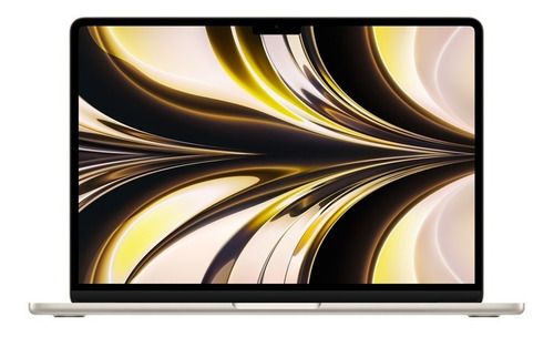 MacBook Air M2 2022 starlight 13.6", Apple M2  8GB de RAM 256GB SSD, Apple M2 10-Core GPU 2560x1664px macOS