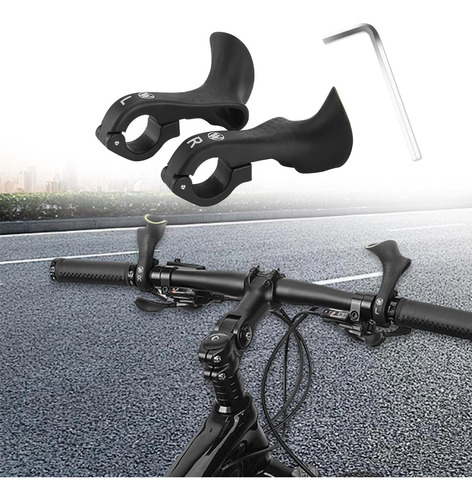 2x Bicicletas De Nylon Manejo De Manillar Extremos De La