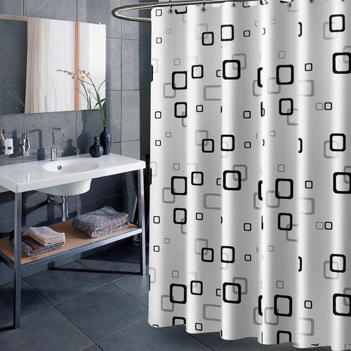 Cortina De Ducha Gruesa E Impermeable Para Baño, 180 X 200 C