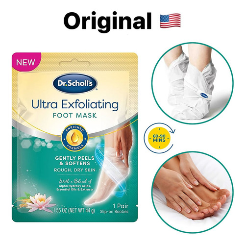 Esfoliante Para Os Pés Máscara De Peeling Ultra Dr Scholl's
