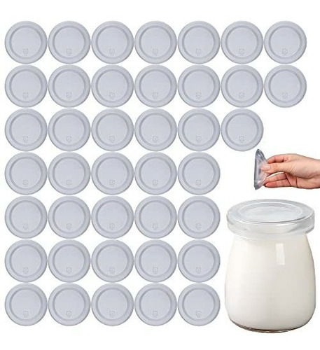 Juego De 20 Tapas Para Tarros De Yogur De 2.68 Pulgadas, Tap