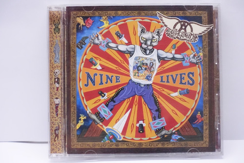 Cd Aerosmith Nine Lives 1997 Enhanced Cd Ed. Japonesa