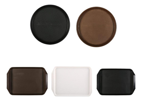 Bandeja Rectangular Rectángulo Negro