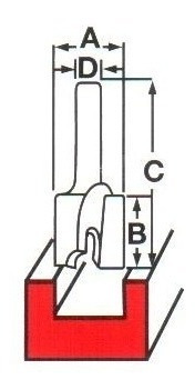 Milwaukee - Fresa Para Trompo - Acanaladora 48-23-6100