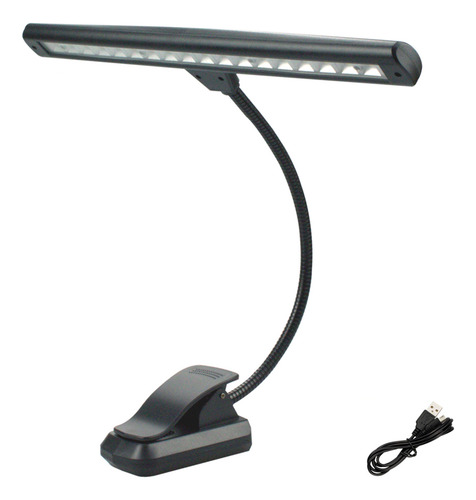Luz Recargable Para Libros De 19 Led, 3 Colores Y 2 Brillos