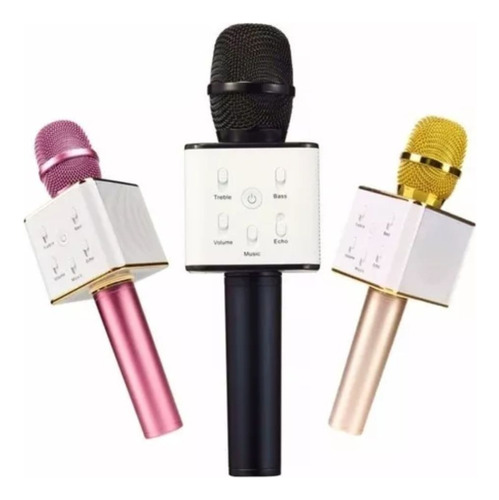 Micrófono Karaoke Bluetooth Parlante Portatil + Estuche Obsq