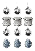 Comprar Adornos Navideños Set Bolas Tambor De Navidad X12 Unidades 