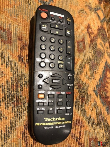 Sintoamplificador Technics Sa-ax710 Potente 120w X2 C/contrl