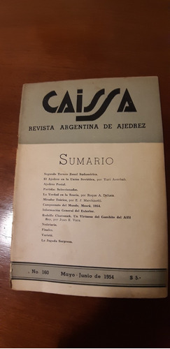 Caissa Revista Argentina De Ajedrez Nro 160