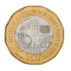 ¡oferta Especial! Moneda Conmemorativa Fundación De Veracruz
