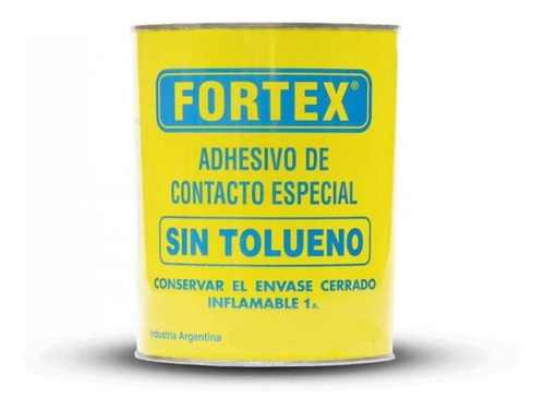Adhesivo Cemento Contacto Sin Tolueno Fortex 18 Lt 
