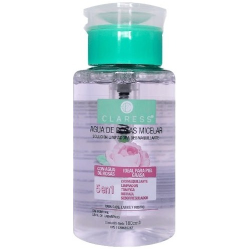 Agua De Rosas Micelar Claress 180 Ml