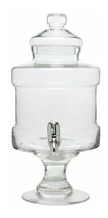 Artland 67008 Glass Pedestal Beverage Dispenser 1.5 Ga Wfx