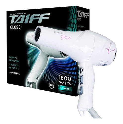 Secador Pelo Taiff Gloss 1800w Profesionales Nice