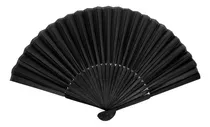 Comprar Abanico Plegable De Mano Blingkingdom, Tela De Seda Negra, B