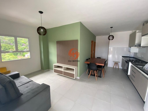 Imagem 1 de 19 de Oportunidade Cobertura Completa, Vista Mar , Mobiliado , 2 Dorms Sendo 1 Suite + 1 Wc , Varanda Gourmet Com Churrasqueira E Jacuzzi - Ap00052 - 70627811