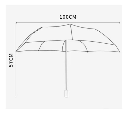 Sombrilla De Capibara Paraguas Lluvia Automático Con Funda Verde Capibara