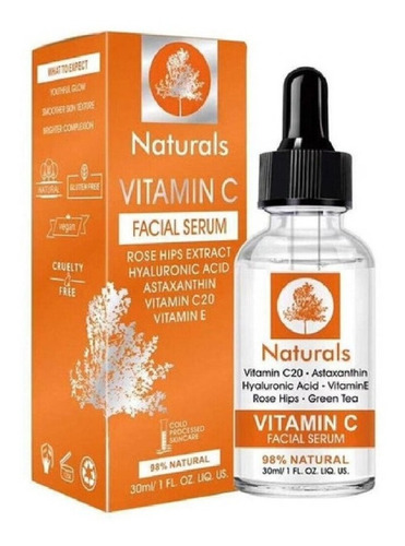 Pack X2  Serum Vitamina C Y Acido Hialurónico  Anti-age