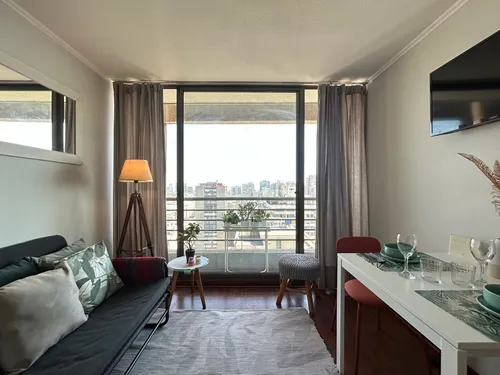Arriendo Departamento Moderno Y Luminoso Santiago Centro
