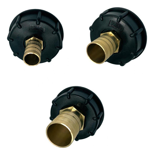 3x Ibc 1000l Conector Del Tanque De Agua 1/2 1 3/4