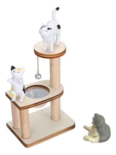 Set De Juego Con Forma De Figura De Gato, Estructura De Esca