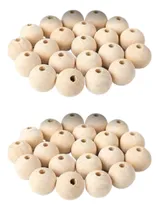 Comprar  Bolitas De 29mm X100u Palo Bco En Crudo 