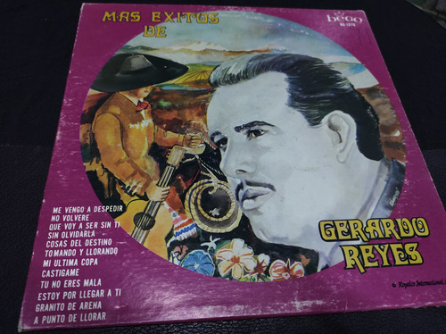 Gerardo Reyes Éxitos Vinilo Lp Acetato Vinyl Imp