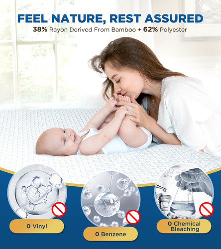 Protector De Colchón King Impermeable Y Transpirable 3d