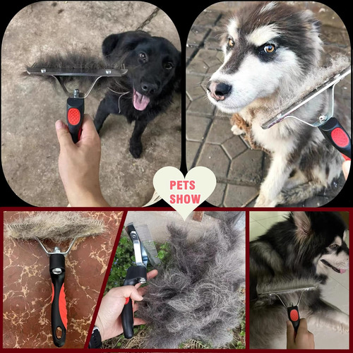 Rastrillo De Pelo Para Perros, Cepillo De Dientes Largos ...