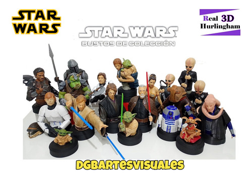 Star Wars Bustos De Coleccion R2 D2 Fig 3d