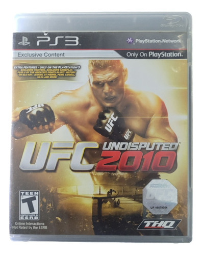 Ufc Indisputed 2010 Playstation 3 Ps3 Físico