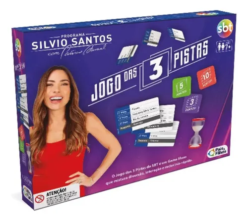 Jogo Das 3 Pistas Silvio Santos Game Show Pais & Fihos Sbt