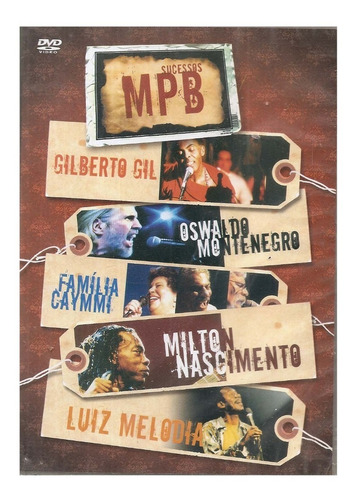 Dvd  Gilberto Gil, Oswaldo Montenegro - Sucessos Mpb