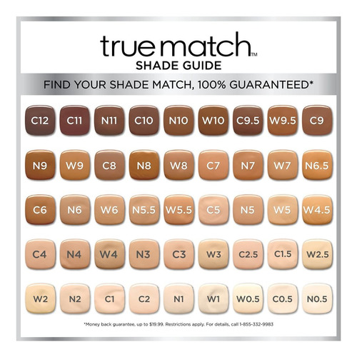 Base Maquillaje Loreal, Modelo True Match, Super Blendable