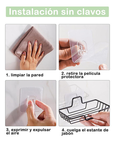 2 Piezas Jaboneras Para Baño, Porta Jabón, Adecuado Para