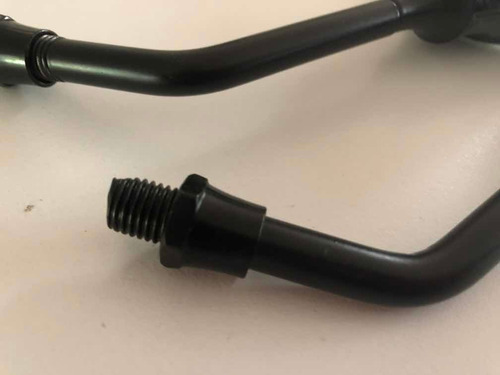 Imagen 8 de 9 de Par Retrovisores Universales De Fibra, Rosca 10mm