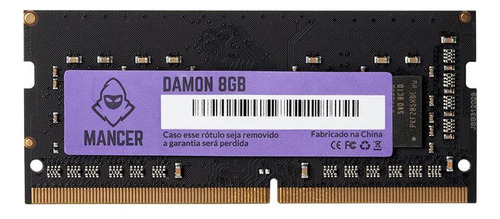 Memoria Para Notebook Mancer Damon, 8gb, Ddr4 3200mhz