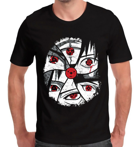 Playera Sharingan Clan Uchiha Naruto Miradas