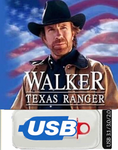 Serie Walker Ranger Texas Completa Latino Usb