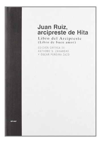 Libro Del Arcipreste - Ruiz, Juan