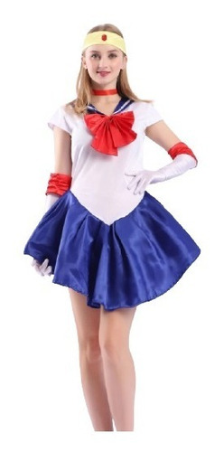 Cosplay De Sailor Moon , Disfraz, Anime, Mujer, Envió Gratis