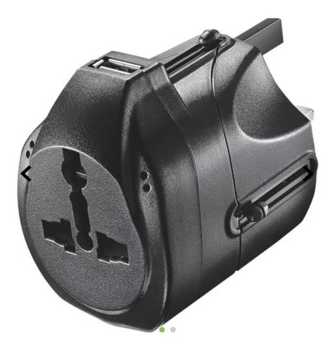 Insignia Adaptador De Viaje Con Usb Negro -enchufe Universal